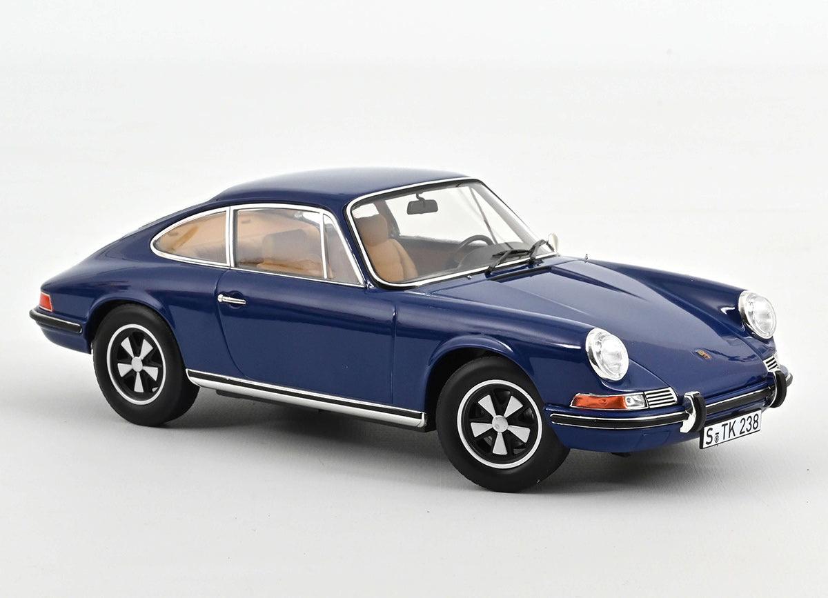 Norev 1:18 Porsche 911 S Targa Blu Chiaro - Nuovo